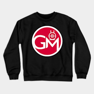 Growler Media Logo Round Red Crewneck Sweatshirt